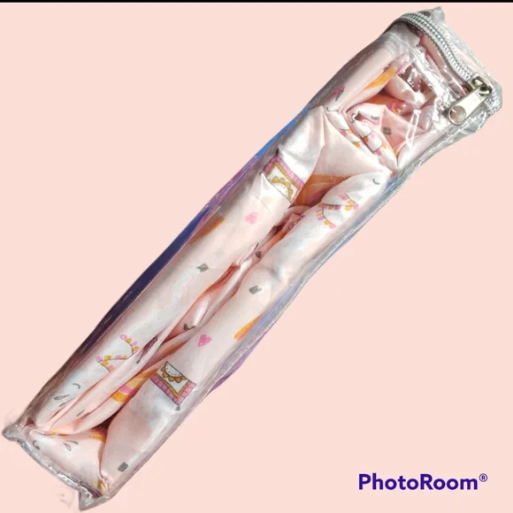 🆕️NWT LULU & COCO 3 piece FULL size Pink Llama n Rainbow printed Bed Sheet Set - Picture 6 of 7